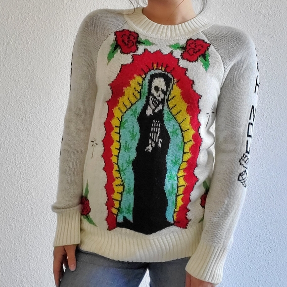 virgin mary sweater